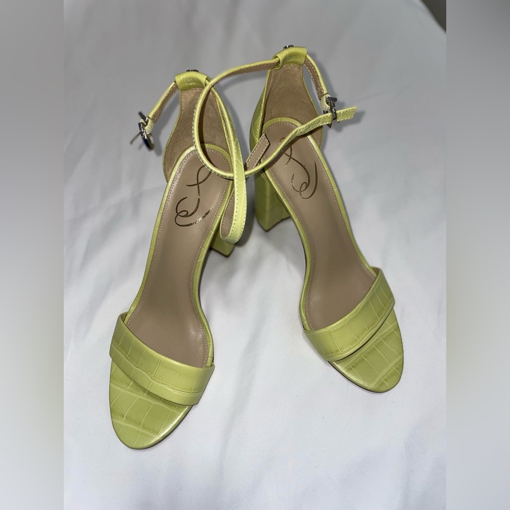 Sold NEW SAM EDELMAN YARO BLOCK HEEL SANDAL SIZE 9 - Picture 4 of 13